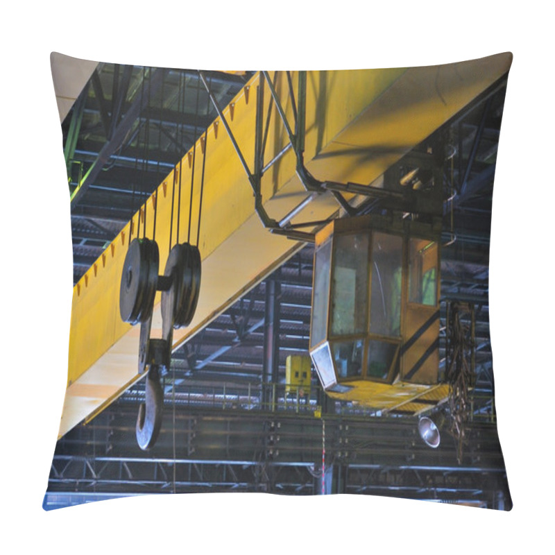 Personality  Crane Gantry In Steel Plant Pillow Covers