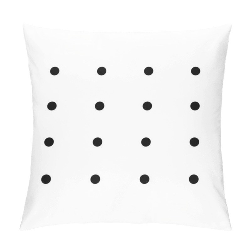 Personality  Dotted Square Geometric Shape Style Design Icon Pillow Covers