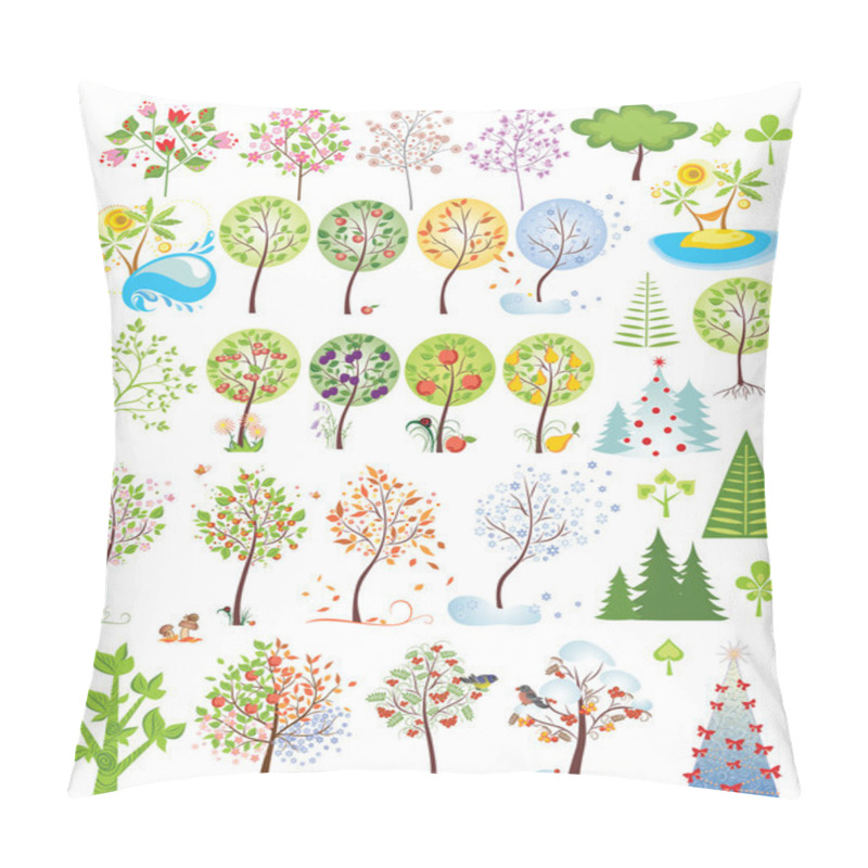 Personality  Trees Collection Pillow Covers