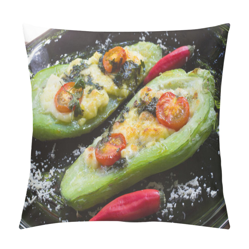 Personality  Chayote Stuffed  With Cheese Pillow Covers