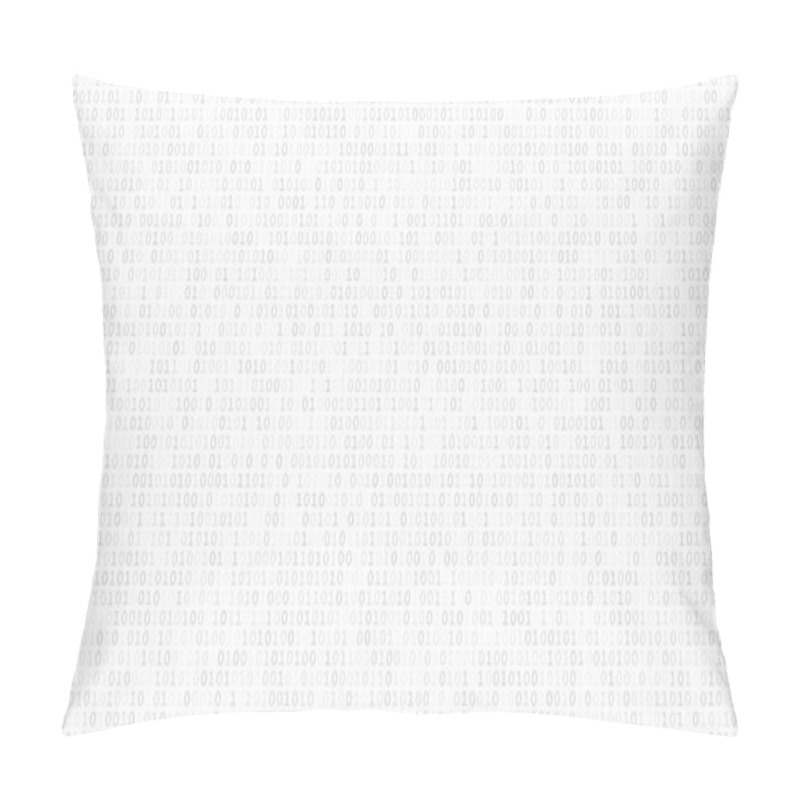 Personality  Abstract Background Of Ones And Zeros Pillow Covers