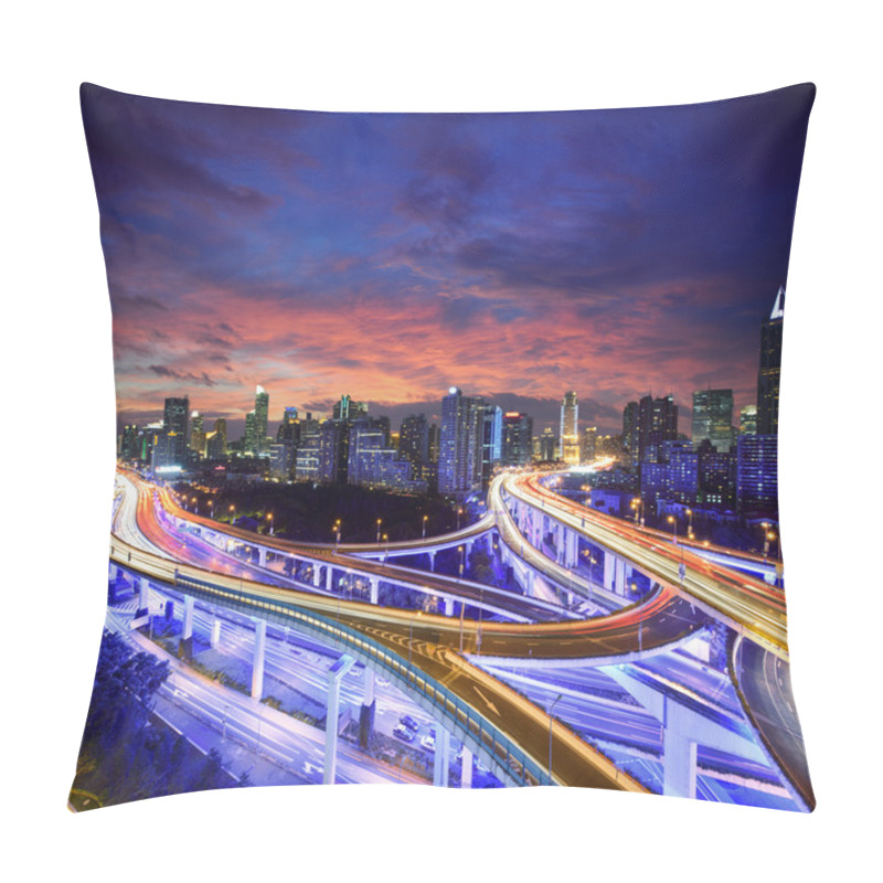 Personality  Shanghai City Pillow Covers