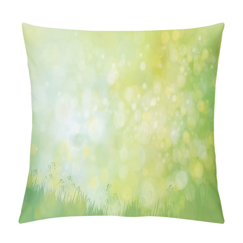 Personality  Green Natural Background Pillow Covers