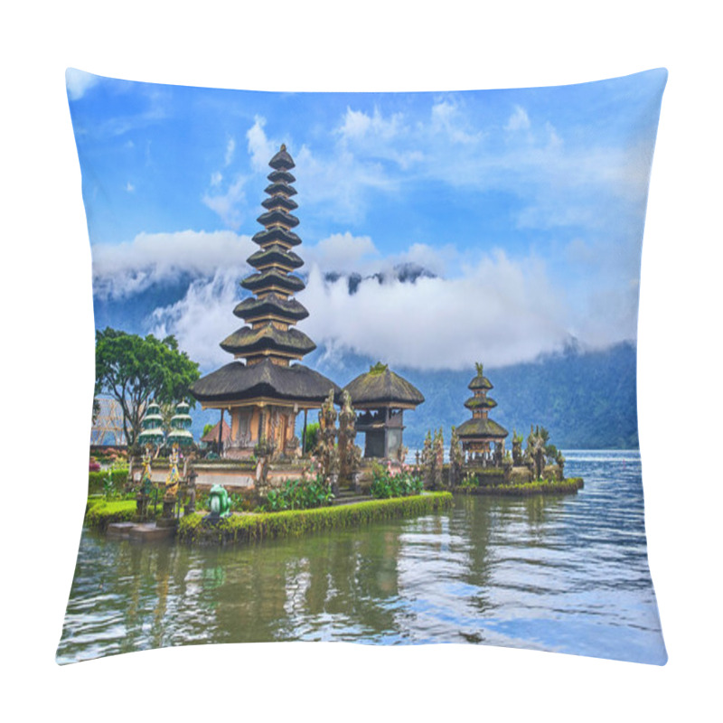 Personality  Pura Ulun Danu Beratan Temple On Bali Island, Indonesia Pillow Covers