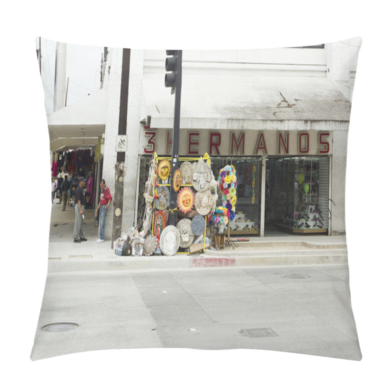 Personality  Street In The City Of Tijuana Pillow Covers