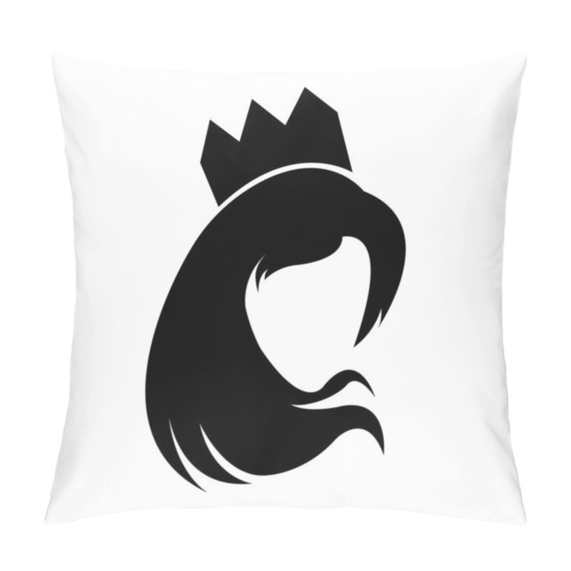 Personality  Queen Icon Illustration Design Template Pillow Covers