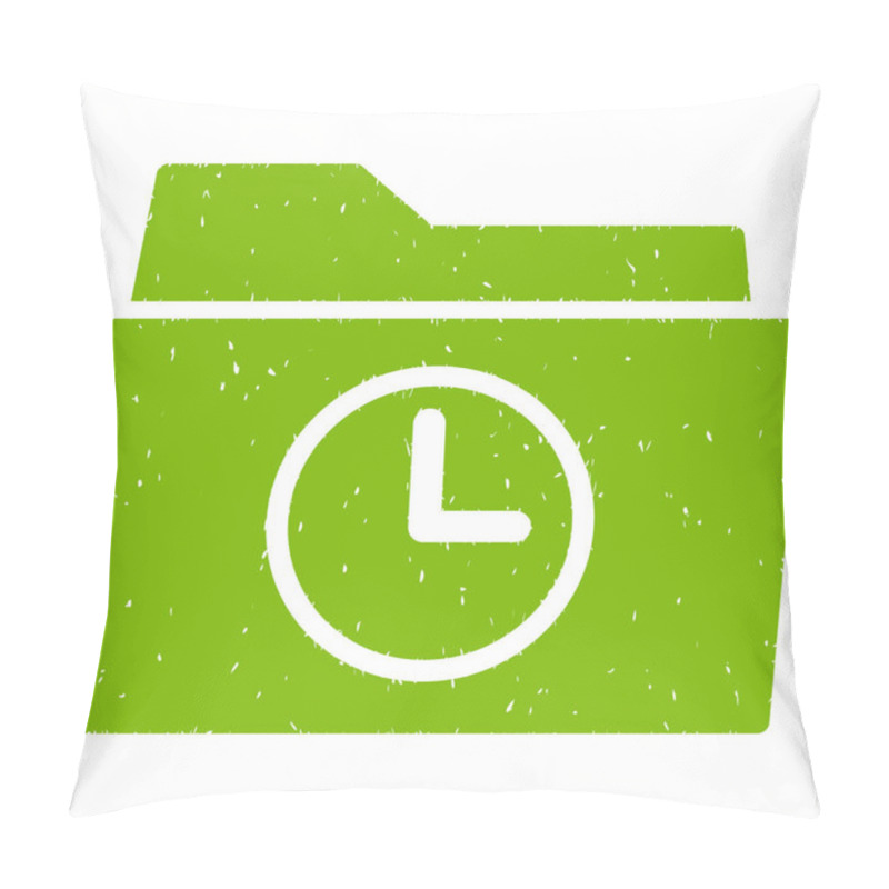 Personality  Temporary Folder Grainy Texture Icon pillow covers