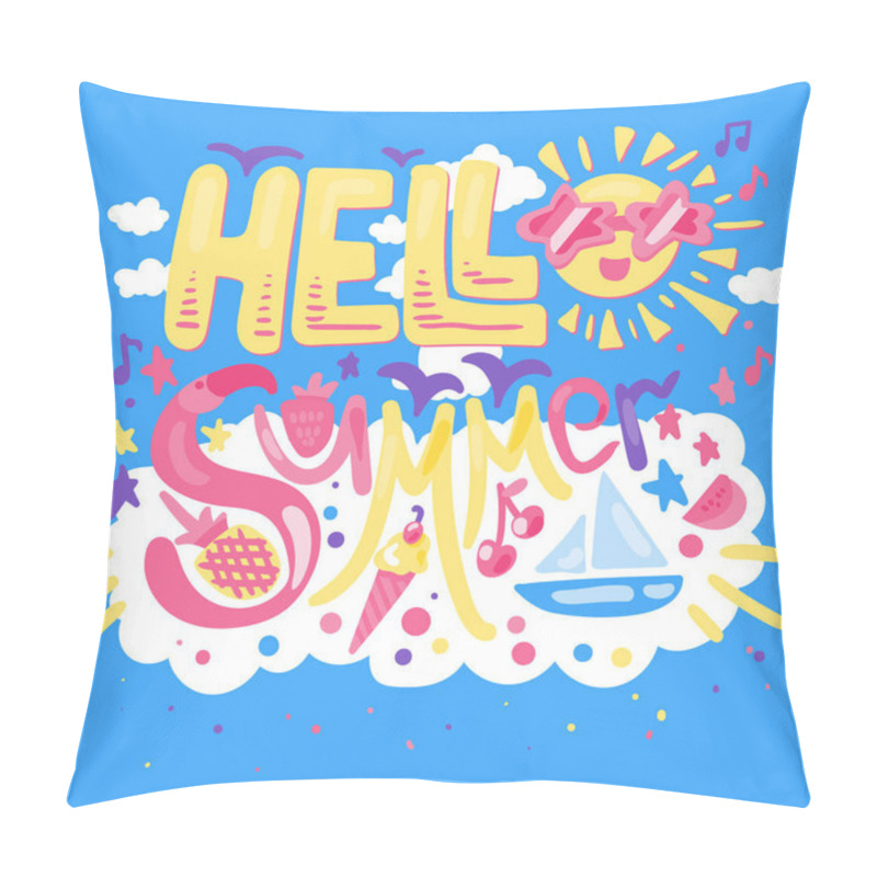 Personality  Hello Summer Concept Pillow Covers