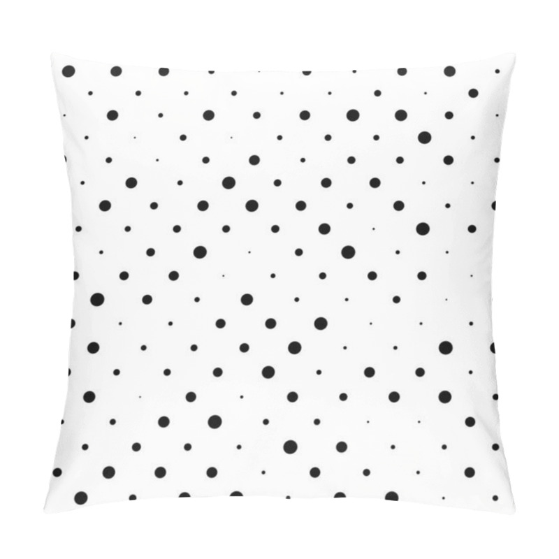 Personality  Random, Scattered Dots, Circles. Dotted, Spots Background, Texture, Backdrop And Pattern. Stipple, Stippling Effect. Pointillist, Pointillism Polka Dots Element Pillow Covers