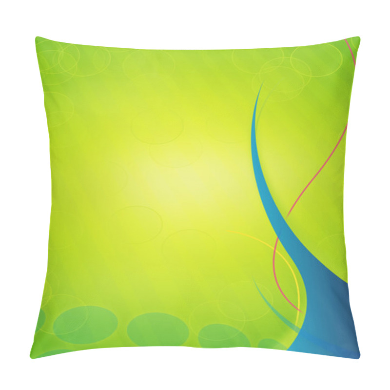 Personality  Vibrant Green Background Pillow Covers