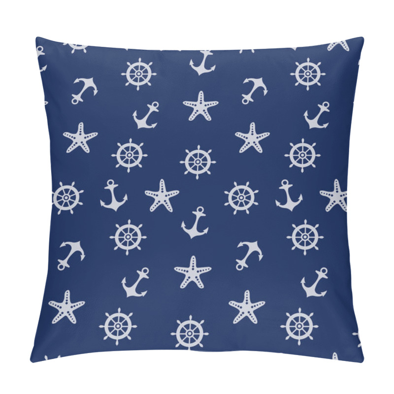 Personality  Blue Marine Pattern Pillow Covers