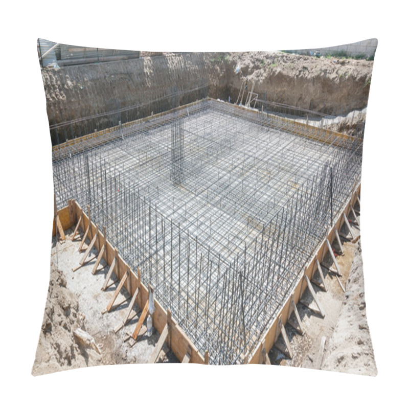 Personality  Foundation Of A New House. Pillow Covers