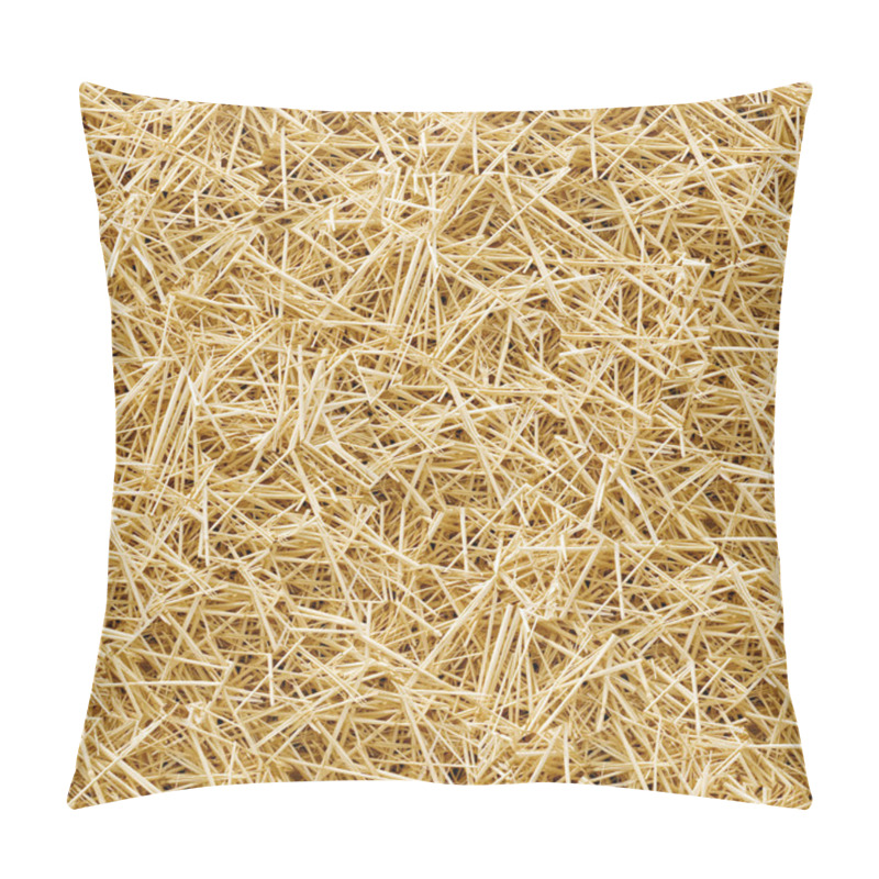 Personality  Hay Seamless Background. Pillow Covers