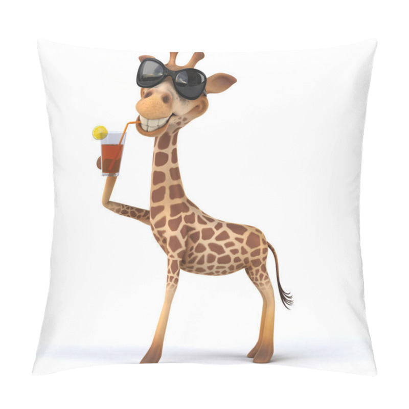 Personality  Cartoon Character Holding Drink  Pillow Covers