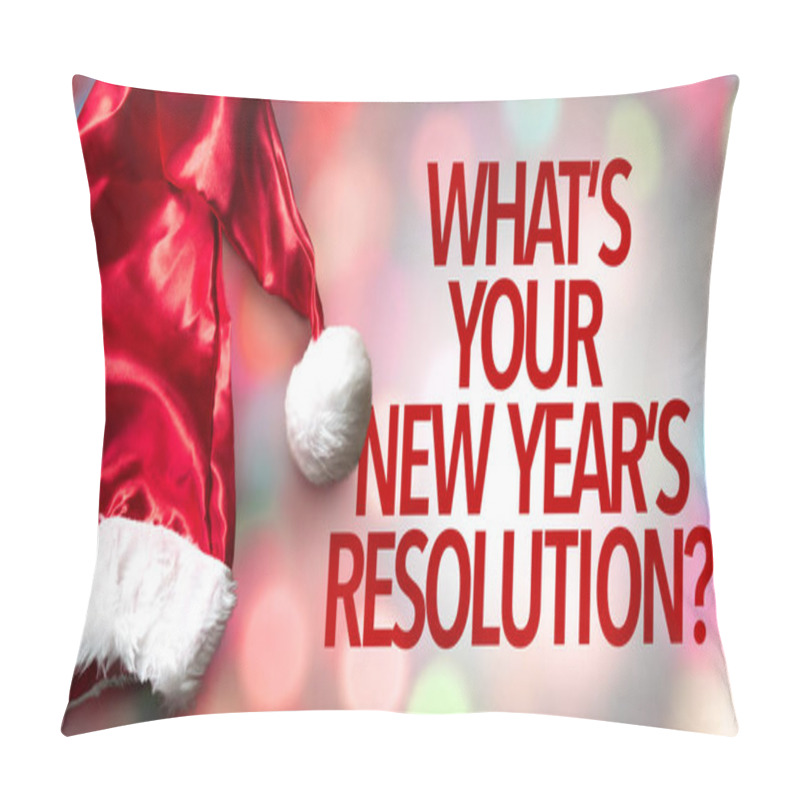 Personality  Whats Your New Years Resolutions? Pillow Covers