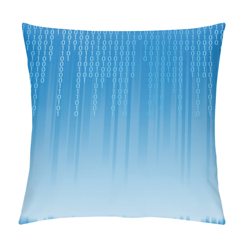 Personality  Abstract Binary Code Background Pillow Covers