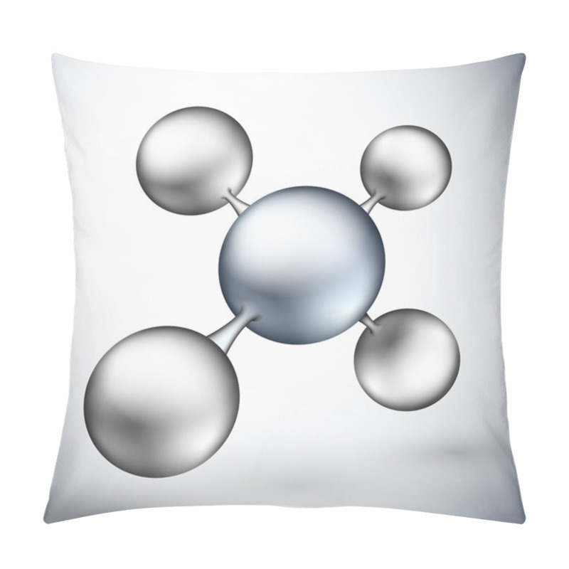 Personality  3d Molecule Pillow Covers