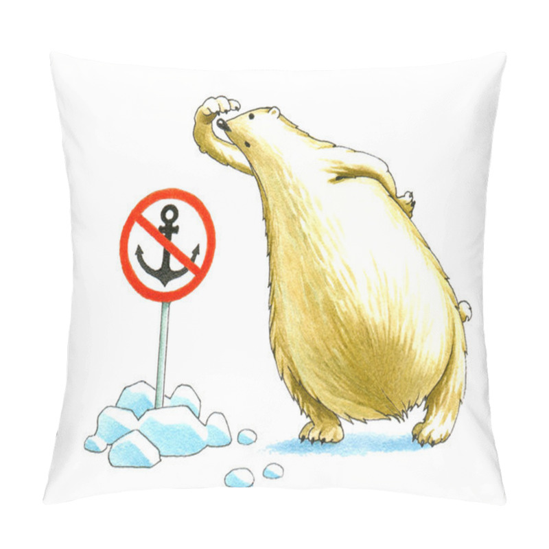 Personality  Polar Bear Pillow Covers