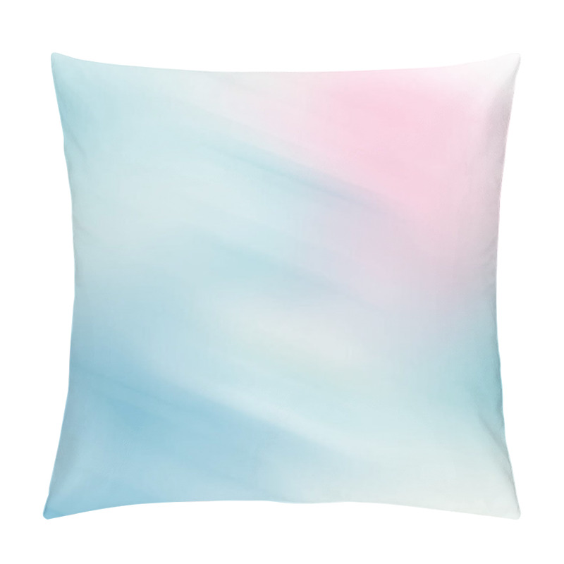 Personality  Abstract, Textured, Pastel Background In Pink And Shades Of Blue. Pillow Covers