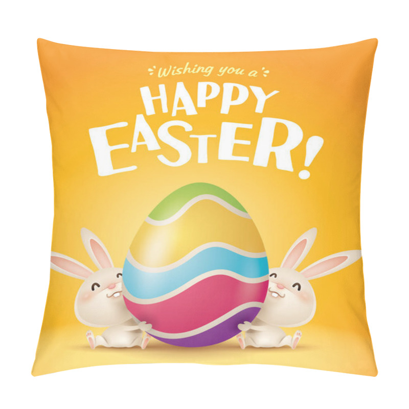 Personality  Easter Bunnies And Egg  Pillow Covers