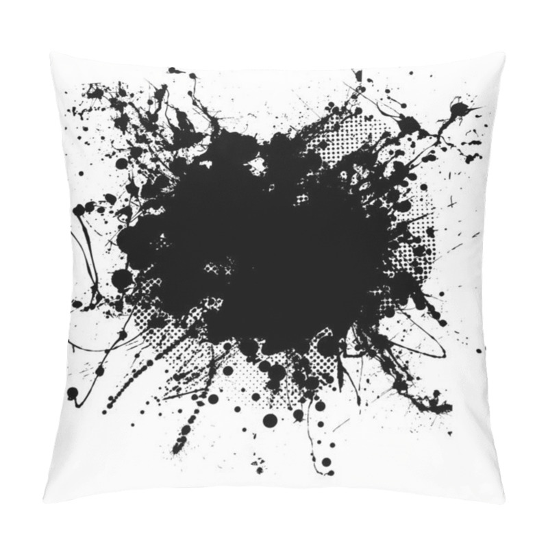 Personality  Black Blob Pillow Covers