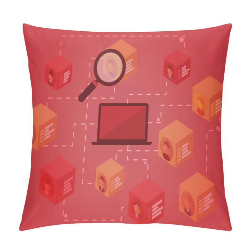 Personality  Data Driven  For HR Analytics Vector Pillow Covers