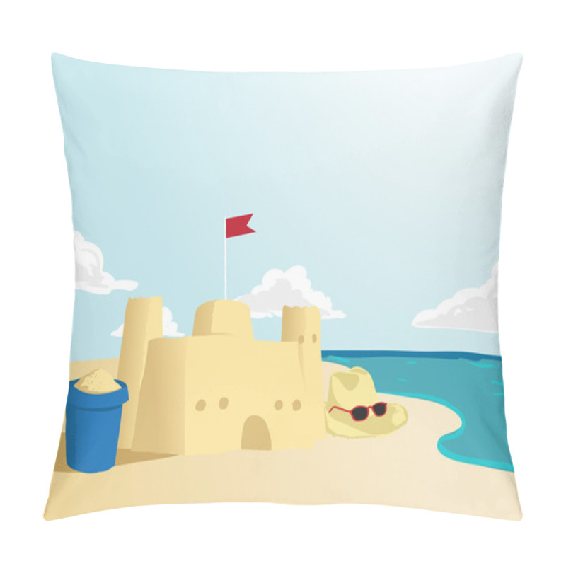 Personality  Sand Castle Pillow Covers