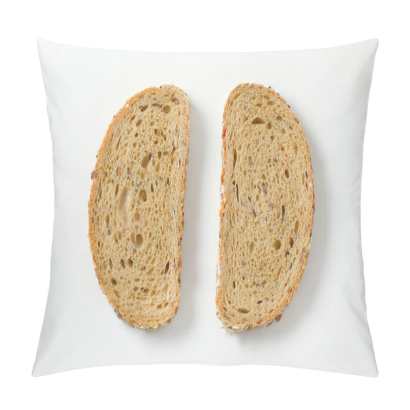 Personality  Two Slices Of Whole Grain Bread Pillow Covers