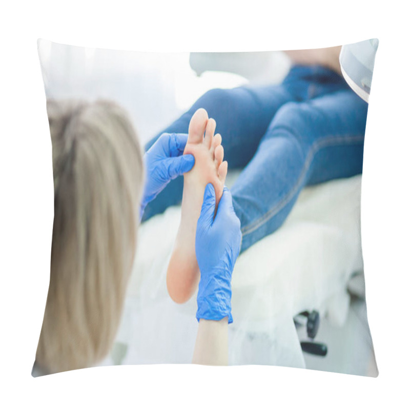 Personality  The Podiatrist Treats Foot. Pillow Covers