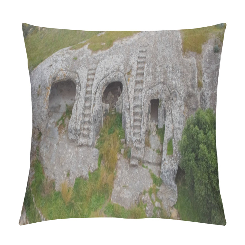 Personality  Domus De Janas Of Musellos, Ittiri, Sardinia Pillow Covers