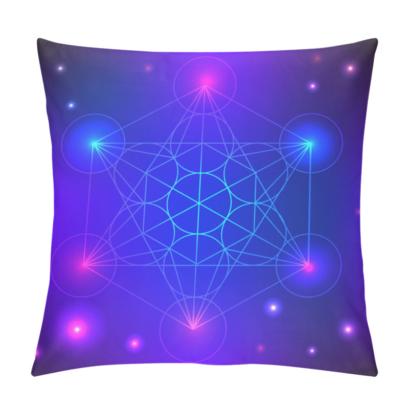 Personality  Acred Geometry Abstract Background Pillow Covers