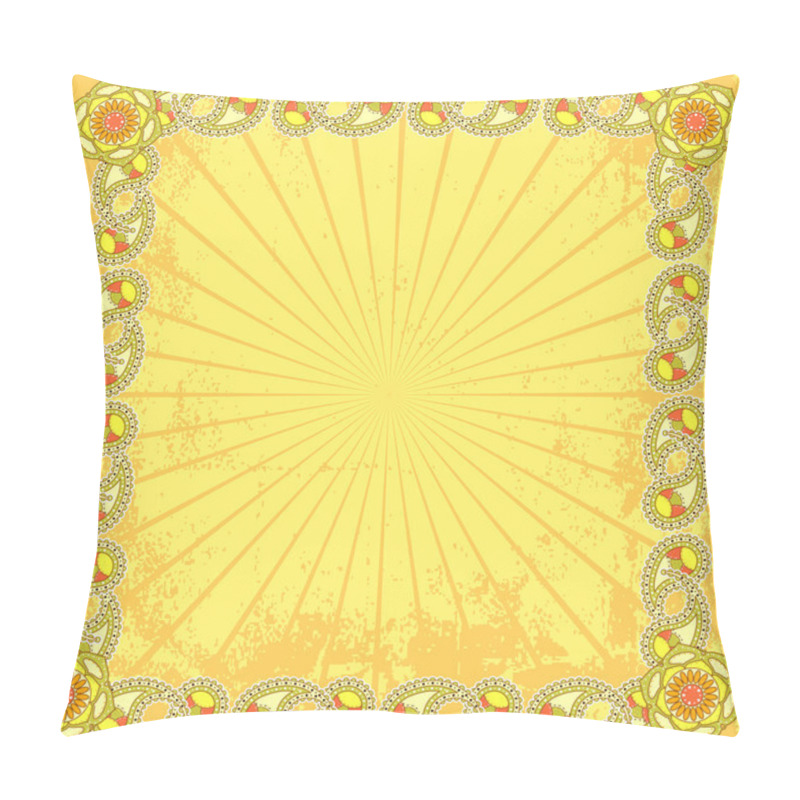 Personality  Retro Paisley Frame Pillow Covers