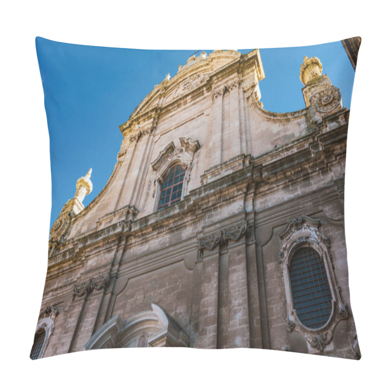 Personality  Cathedral Of Monopoli. Puglia. Italy. Pillow Covers