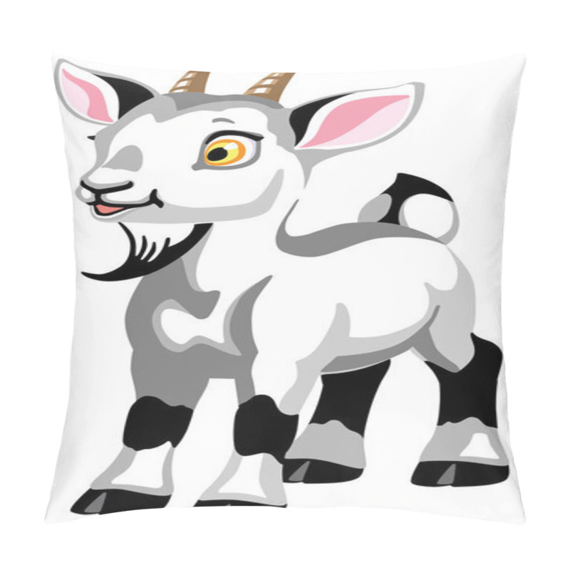 Personality  Cartoon White Goat Pillow Covers