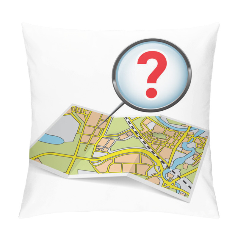 Personality   Map Booklet  With Question Mark Pillow Covers