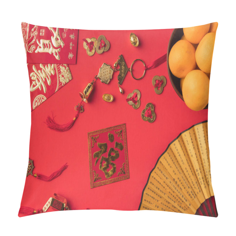 Personality  Oriental Decorations And Tangerines  Pillow Covers