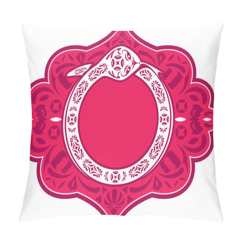 Personality  Snake Of Chinese New Year Graphic Element Pillow Covers