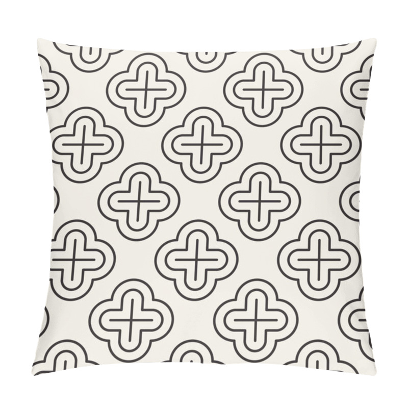 Personality  Vector Seamless Pattern. Modern Stylish Abstract Texture. Repeating Geometric Tiles Pillow Covers