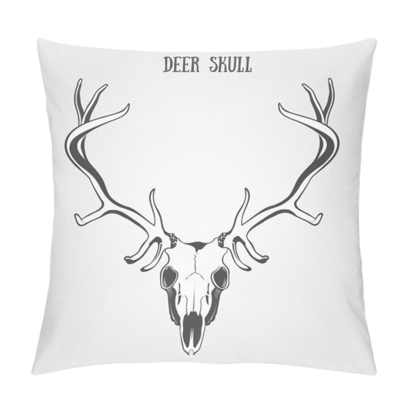 Personality  Deer Skull Pillow Covers