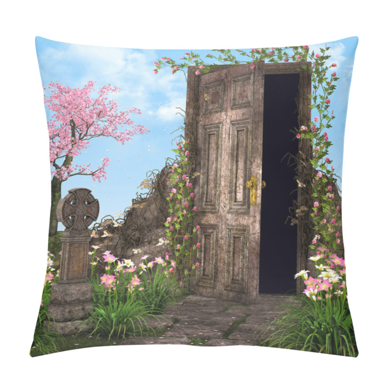 Personality  Enchanted Garden In Spring Pillow Covers