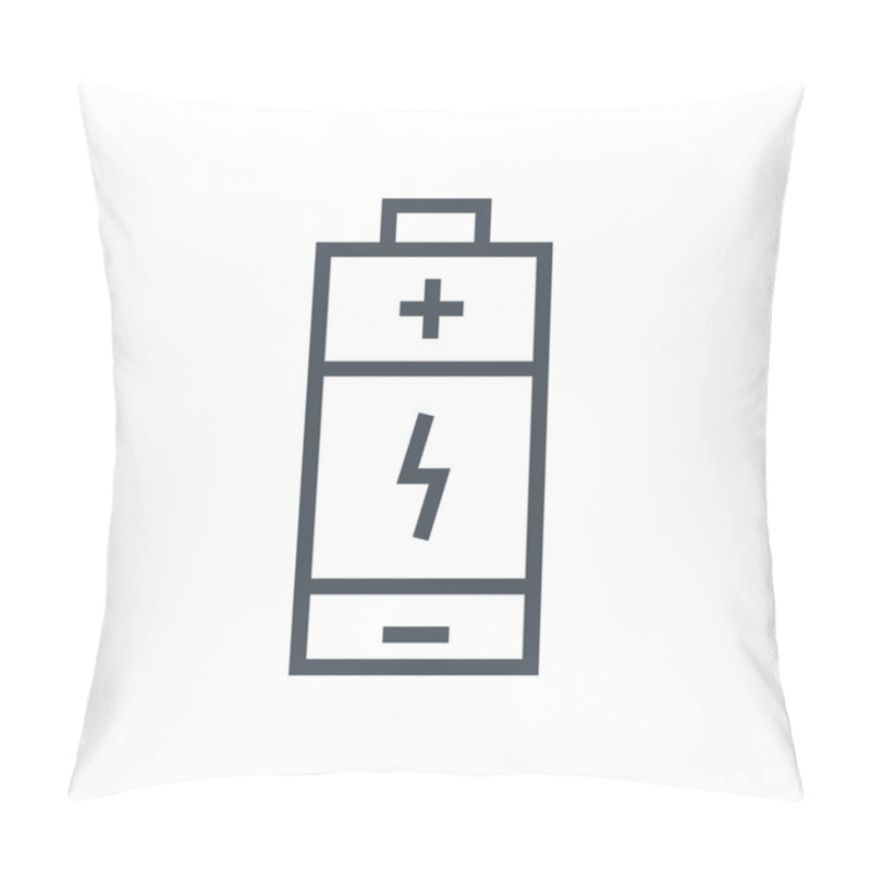 Personality  Battery Theme Icon Pillow Covers