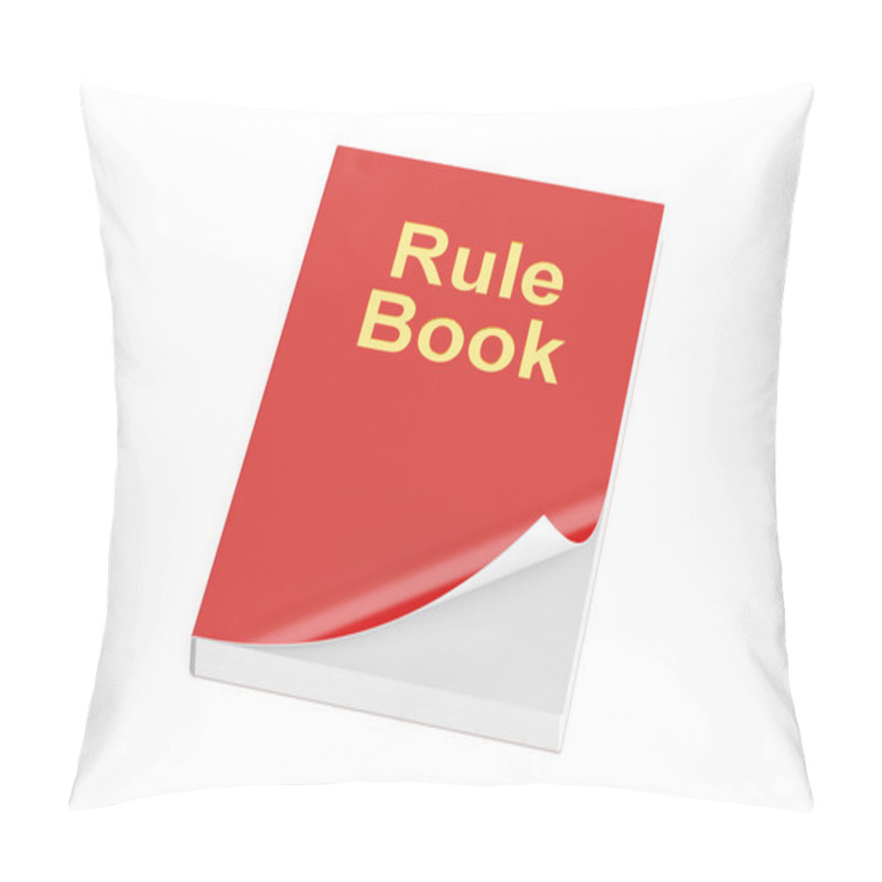 Personality  Rule Book, 3D Rendering Pillow Covers