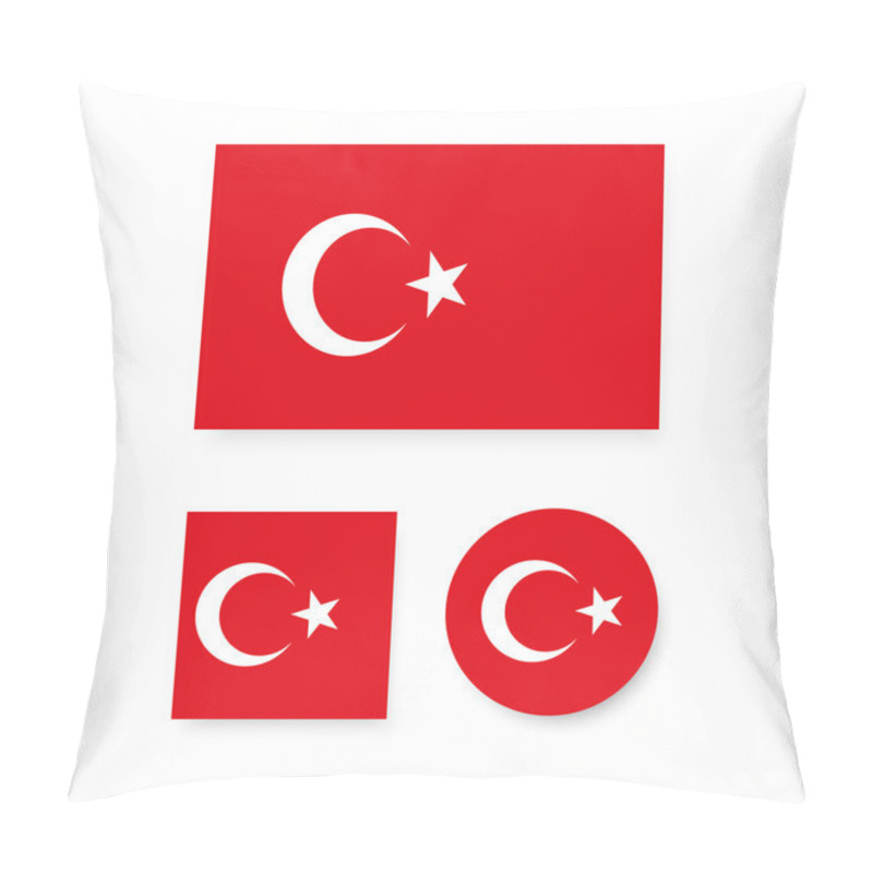 Personality  Turkey Flag Pillow Covers