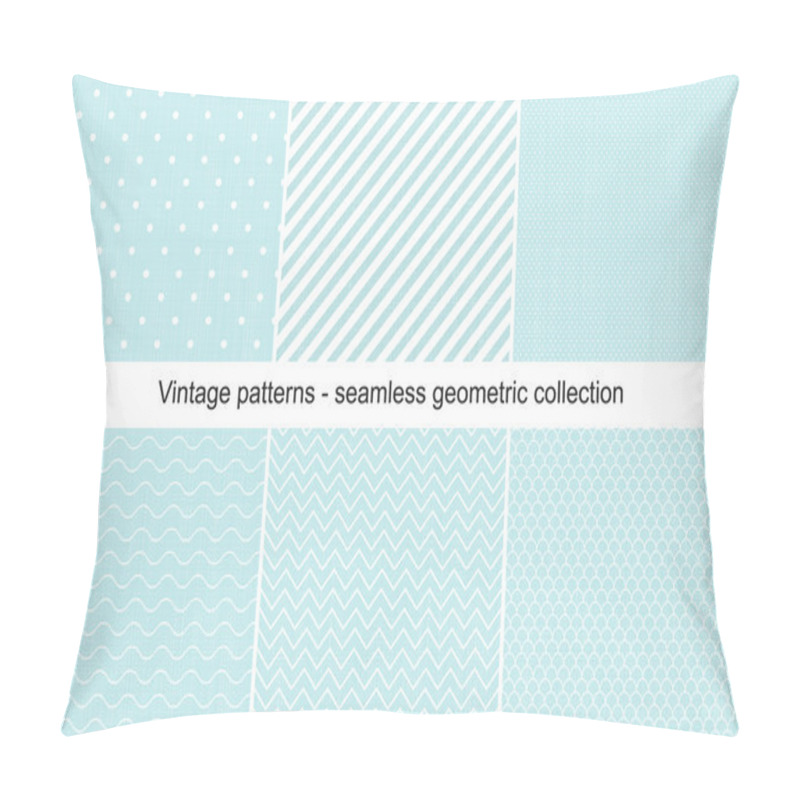 Personality  Collection Of Seamless Geometric Patterns  Pillow Covers