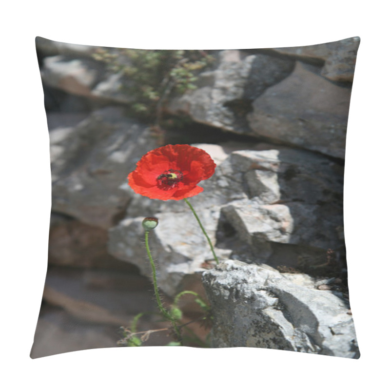 Personality  Poppy Flower Pillow Covers