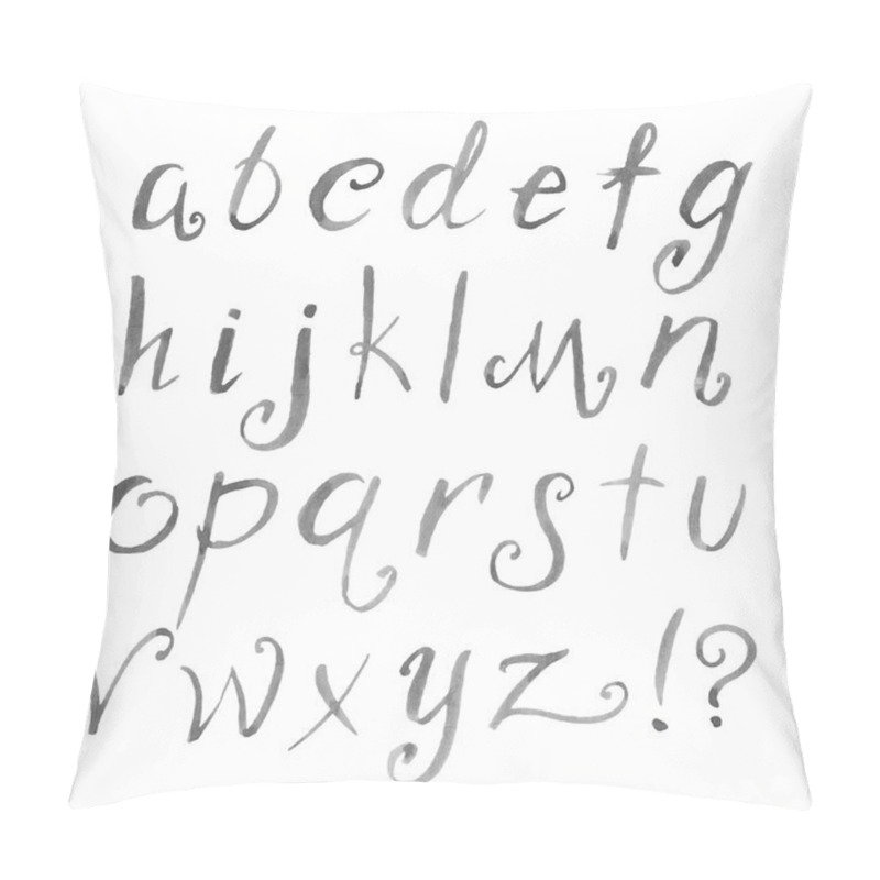 Personality  Hand Drawn Elegant Funny Font. Pillow Covers