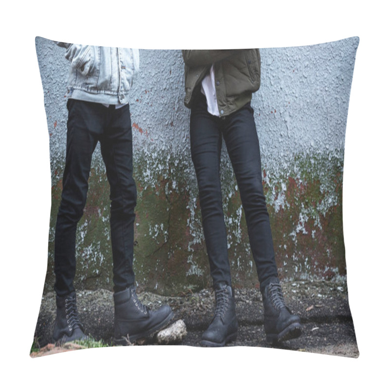 Personality  A Pair Of Male Legs Pillow Covers