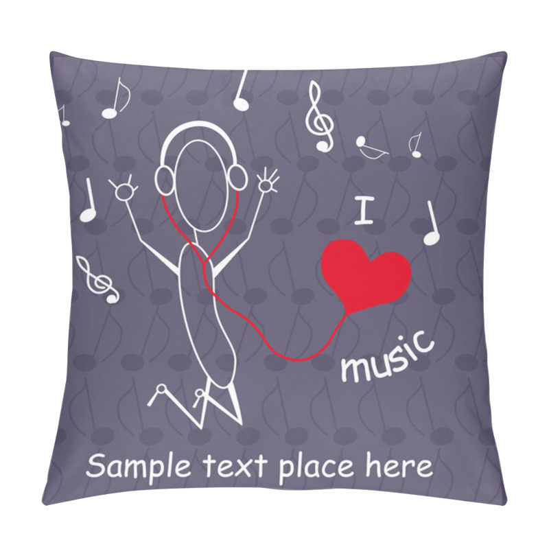 Personality  Music Theme Pillow Covers