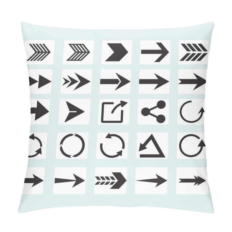 Personality  Simple Vector Arrows For Apps Pillow Covers