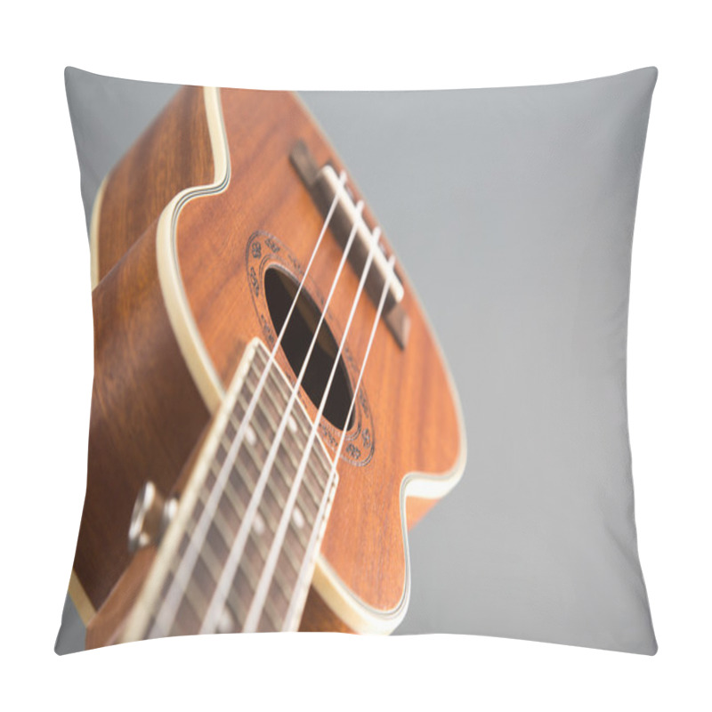 Personality  Close-up Shot Of Ukulele Guitar  Pillow Covers